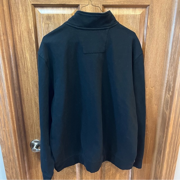 Men’s Nautica Pullover Quarter Zip Sweater Black and Gray XL - Picture 5 of 5